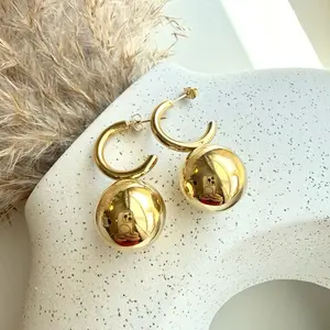 Ball Huggies Earrings