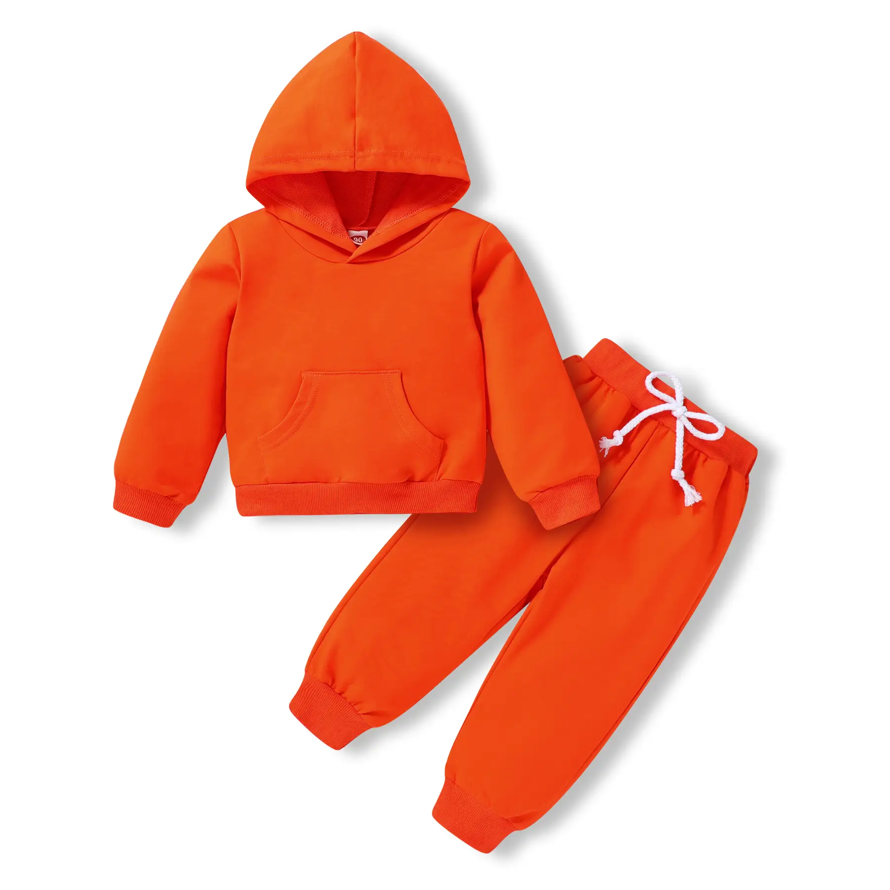 Fall Outfits for Girl Boy Long Sleeve Hoodie Top and Long Sweatpants Set kids Sweatsuit