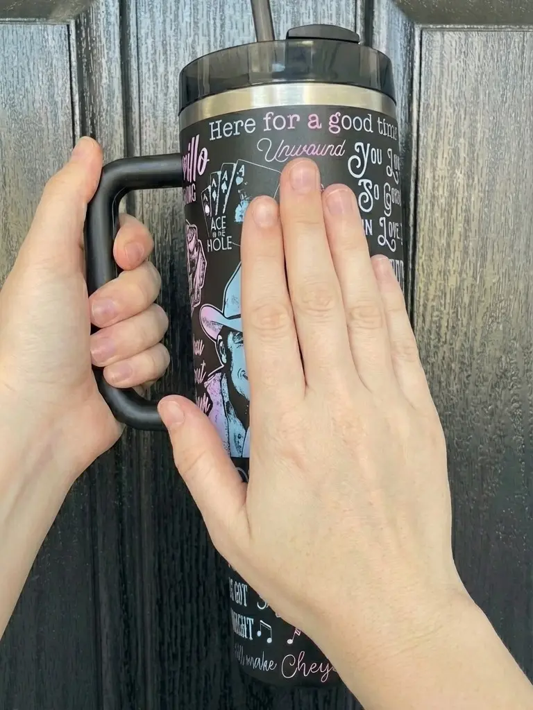 Vintage George.S Album Tumbler, Country Music Tumbler, George.S 40oz Tumbler, Gift For Fan