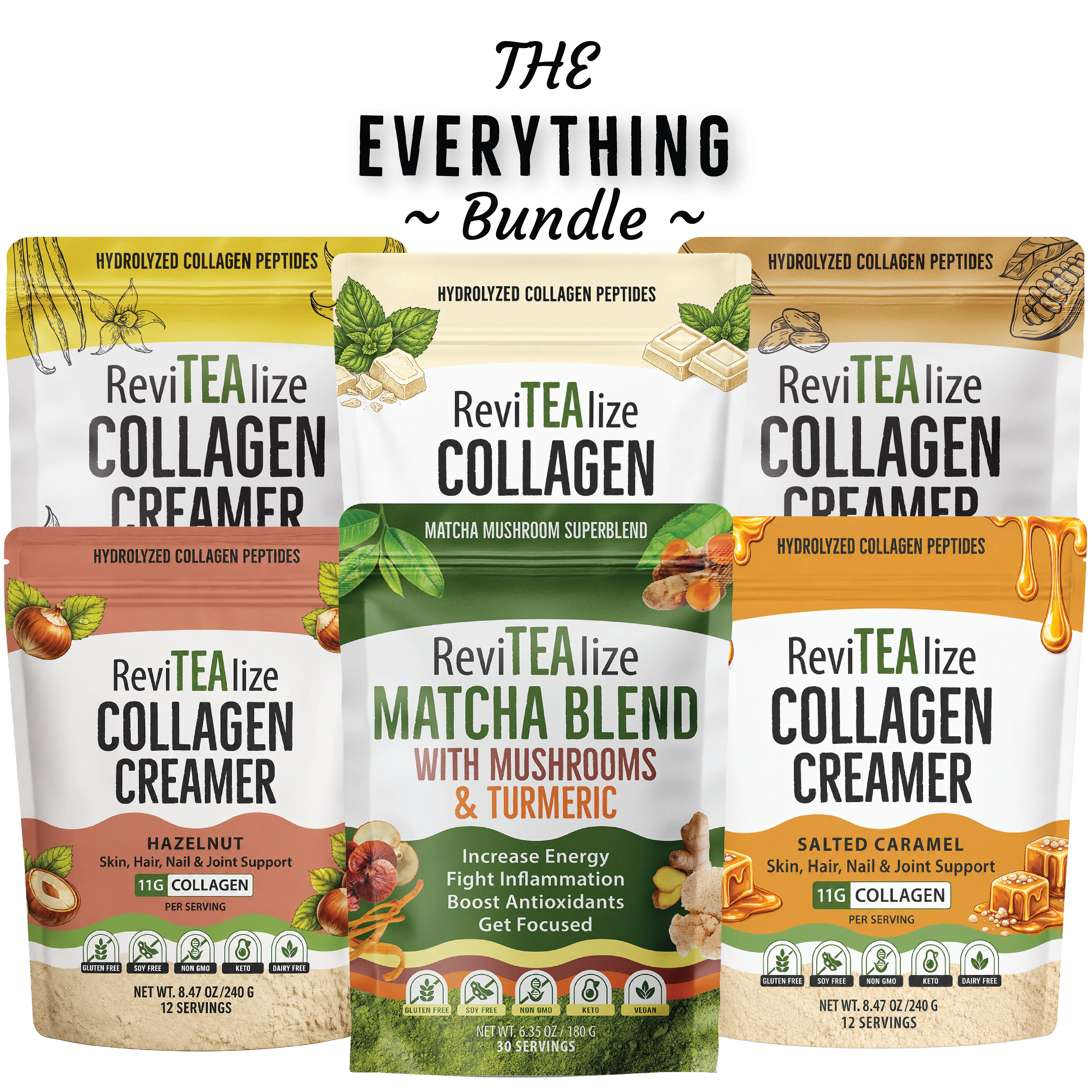 Matcha and Collagen Creamers - The Everything Bundle