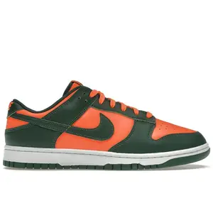 Nike Men's Dunk Low Retro Miami Hurricanes, from StockX
