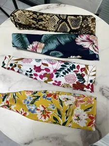 Bling Hair  Random Color  headband Only 1pc Cashew flower sweat-absorbing  suitable for sports men and women