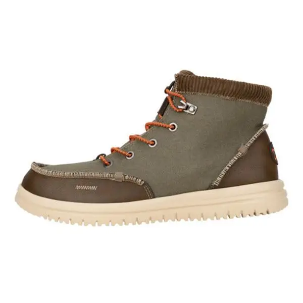 HEYDUDE Bradley Boot Canvas - Mens Comfortable Pull on Boots