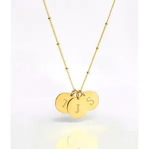 Personalized Engraved Initial Necklace