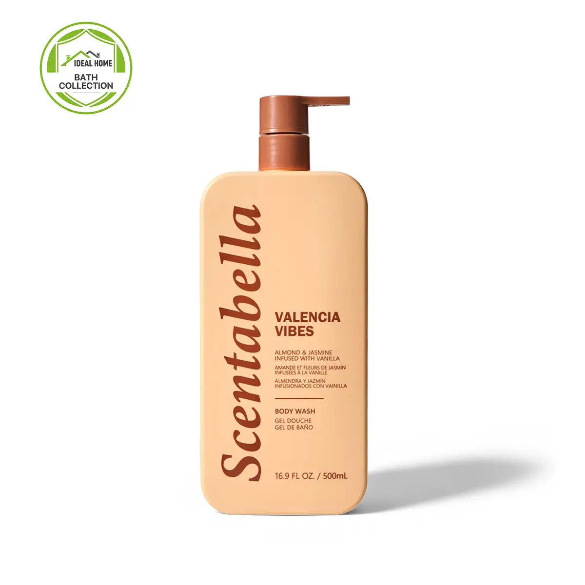 Scentabella Valencia Vibes Perfume Body Wash | Vibrant & Hydrating Scented Shower Soap for Body Care Routine