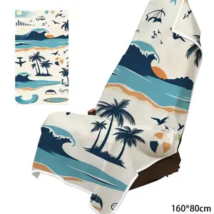 Car Seat Cover Towels for Cars – Waterproof Sweat Towel Protector, Universal Fit Auto Seat Cover for Gym, Beach, Travel & Pet Owners car seat cover 2-in-1 beach towel, absorbent, warm, soft, oversized bath towel