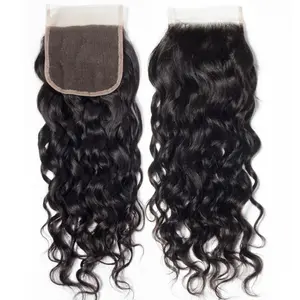 WATER WAVE LACE CLOSURE 4*4- 100% HUMAN VIRGIN HAIR