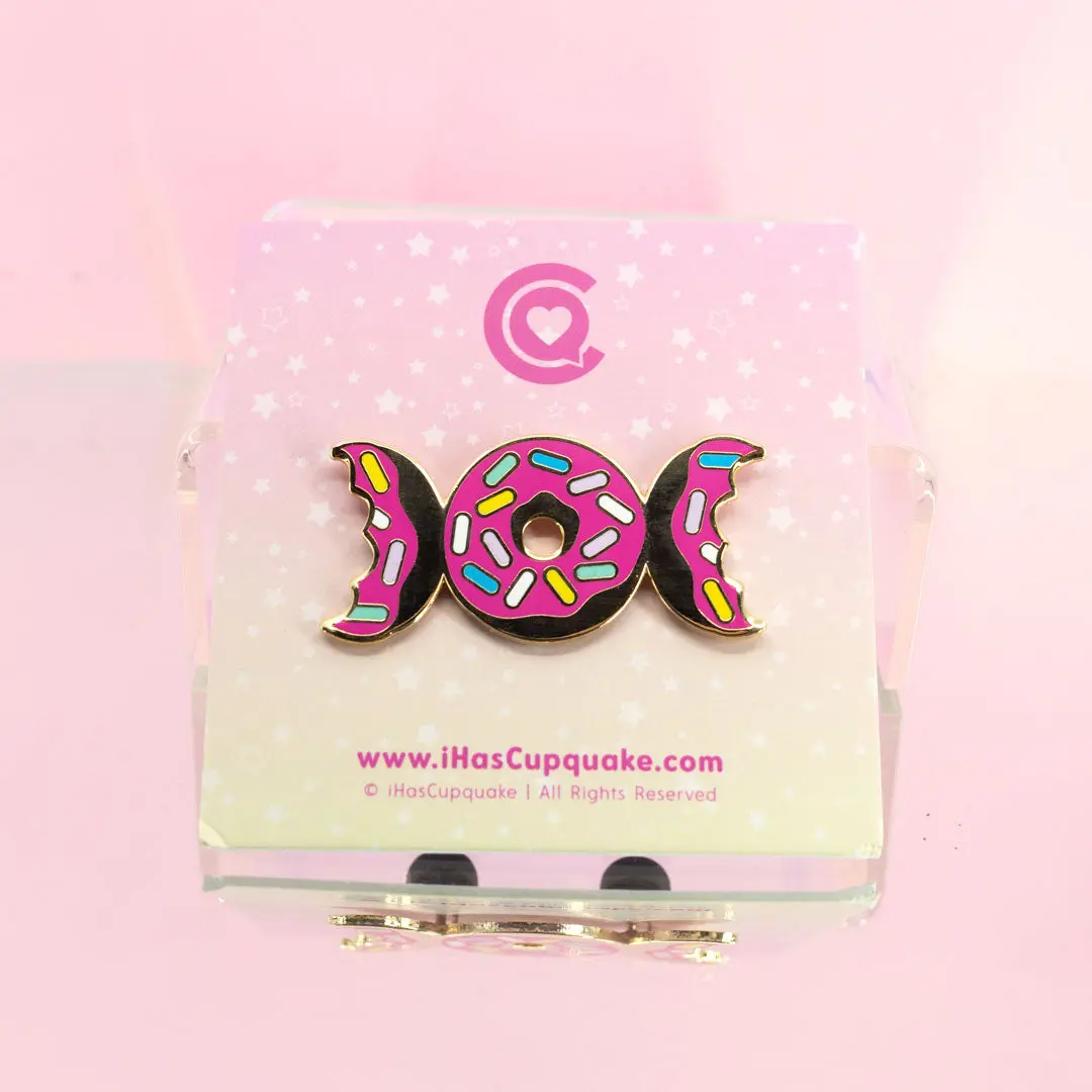 Donut Moon Pin
