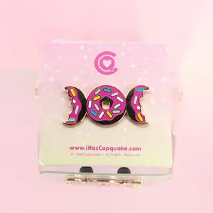 Donut Moon Pin