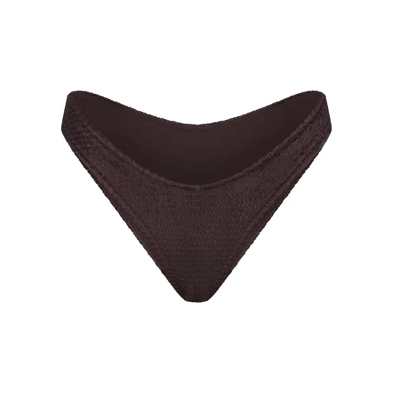 SKIMS SATIN SWIM CHEEKY TANGA BIKINI BOTTOM