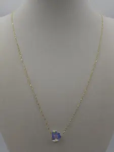 10k Necklace with Zirconia Heart