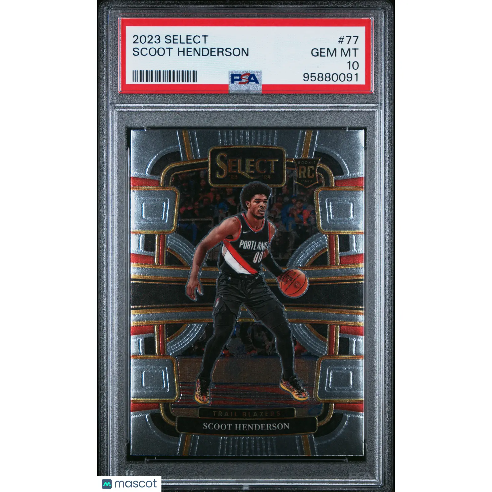 Scoot Henderson PSA 2023 Panini Select #77 10