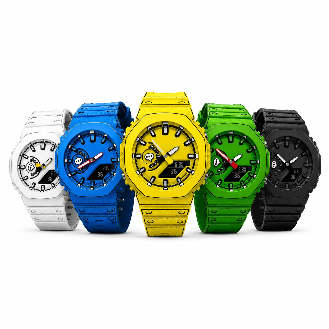 Casio G-Shock GA-2100 Watches - Animated Casio G-Shock GA-2100 Watches - Animated