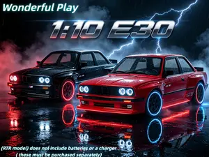Wonderful Play: HNR H9803 1/10 2.4G 4WD Brushless RC Car – 60A ESC, 3300KV Motor, Touring Drift On-Road Racing, LED Lights – RTR (Batteries & Charger Sold Separately), Perfect Birthday Gift for Kids & Boyfriends