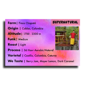 Supernatural (Finca Chapatà - 36 Hour Aerobic Natural)