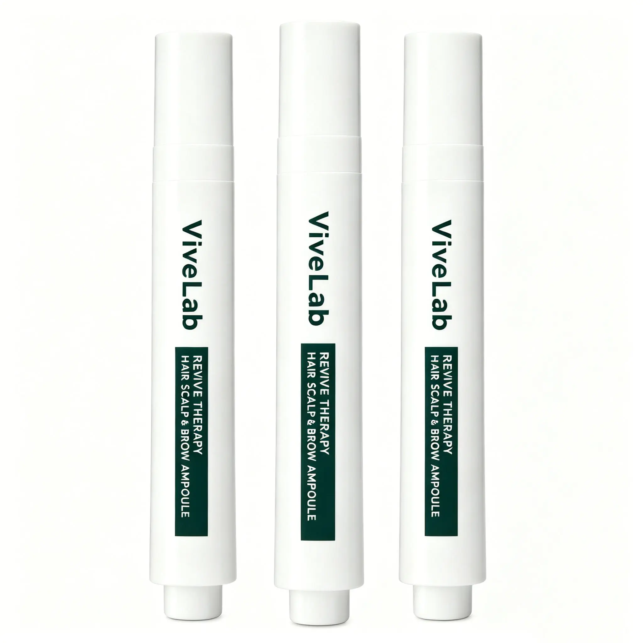 Rosemary & Multi-Peptide Hair Growth Roll On Scalp Serum for Hair Thinning & Density | Precision Scalp Applicator | Clinical Blend for Thicker, Fuller and Healthier Looking Hair | ViveLab