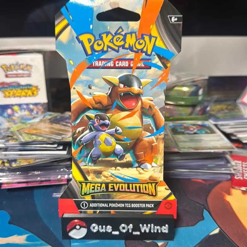 pokemon tcg mega evolution sleeved booster pack 10 cards Pokemon Mega Evolution: Chaos Rising Sleeved Booster Pack (10 Cards) (ENG) main image 1