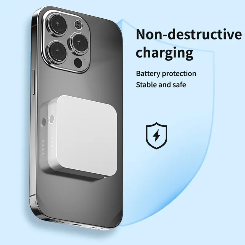 Portable 5000mAh 3-in-1 Magnetic Aluminium Wireless Power Bank - 20W Fast Charging Universal Accessory for iPhone, Android, iWatch, AirPods - Travel Gadgets Mobile Battery Pack