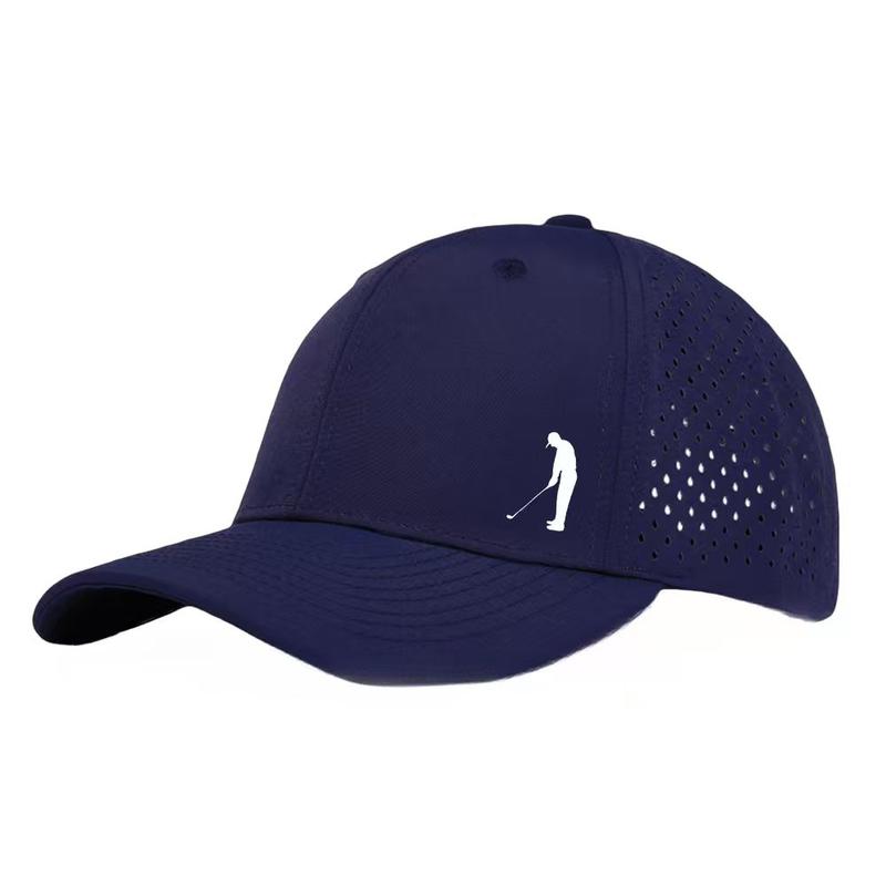 Men'S Quick-Dry Golf Cap with Perforated Mesh Back & Golf Swing Design - Breathable Trucker Hat, Lightweight All-Weather Golf Hat for Golfers, Casual Outfits - Available In, Navy, Olive, Brown, Green, Red, - Ideal Gift For Golf Enthusiasts，Unisex