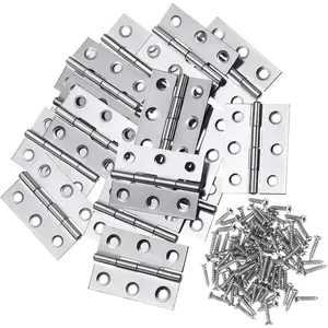 20 count Stainless Steel Folding Hinge 2 inch Door and Window Hinge is assigned 120 Screws