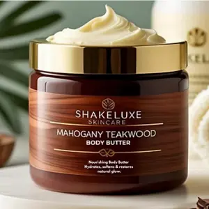 Mahogany Teakwood Body Butter for Comfortable Body Care