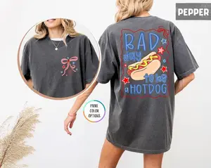 Comfort Colors® Bad Day to Be a Hot Dog Shirt, 4th of July Shirt, Funny Hotdog Tee, Memorial Day T-Shirt, Glizzy Shirt, Hot Dog Lover Gift
