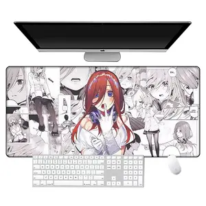 The Quintessential Quintuplets Rubber Mouse Pad – Anime Gaming Desk Mat, Anti-Slip Smooth Surface for PC Keyboard