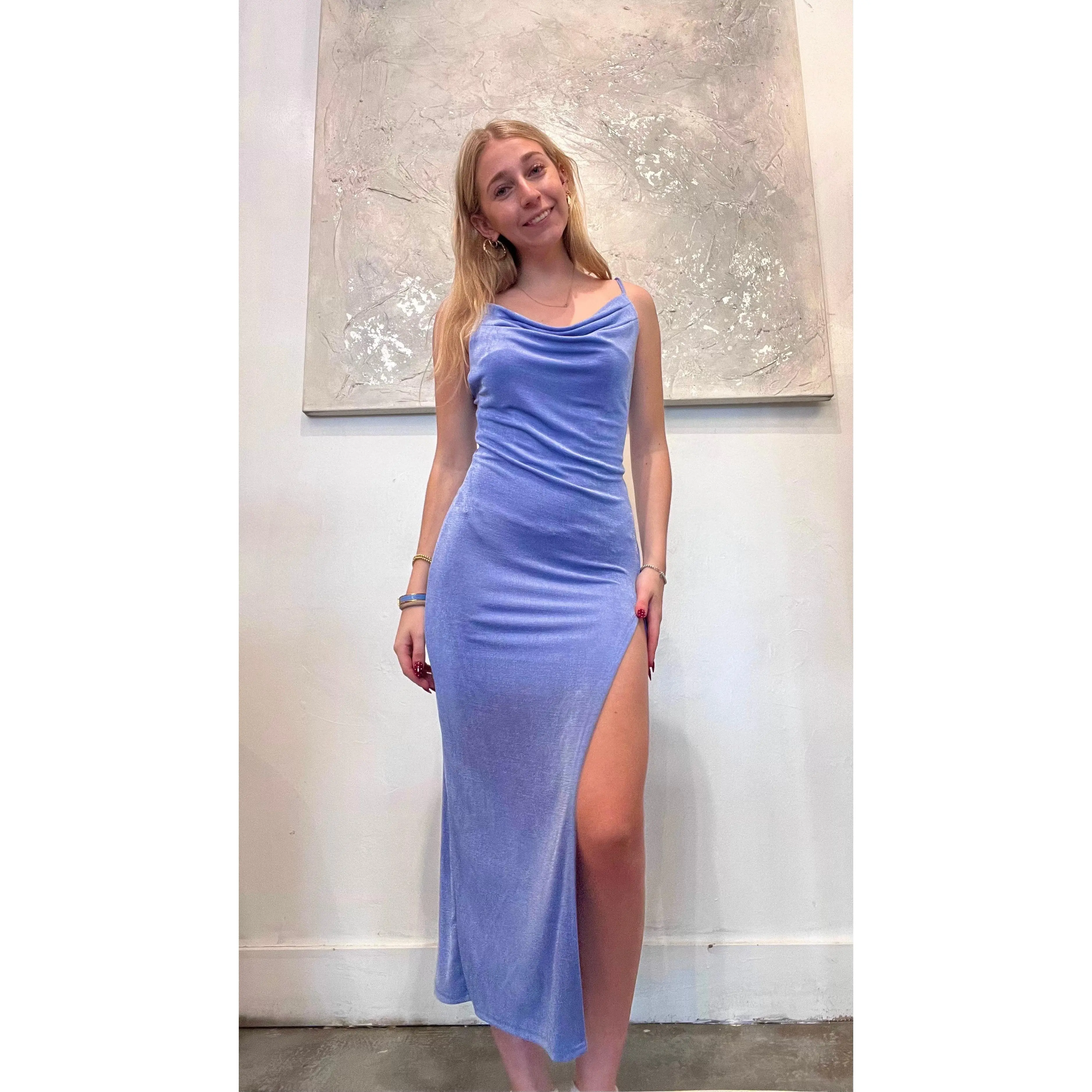 Periwinkle maxi dress