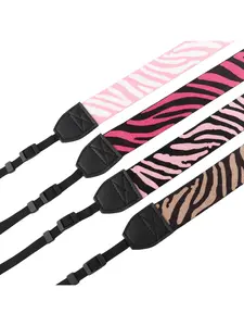 Zebra Camera Belt Universal Dslr Mirrorless Shoulder Strap, Geometric Print Photography Accessories, Adjustable Strap for All Seasons