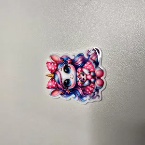2 pc resin planar flatbacks