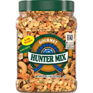 Gourmet Hunter Bulk Trail Mix, 23 oz (Pack of 1), Sesame Sticks, Roasted Peanuts, Sunflower Kernels, Almonds, Cashews & Pepitas, Mixed Nuts, Snacks for Adults & Kids