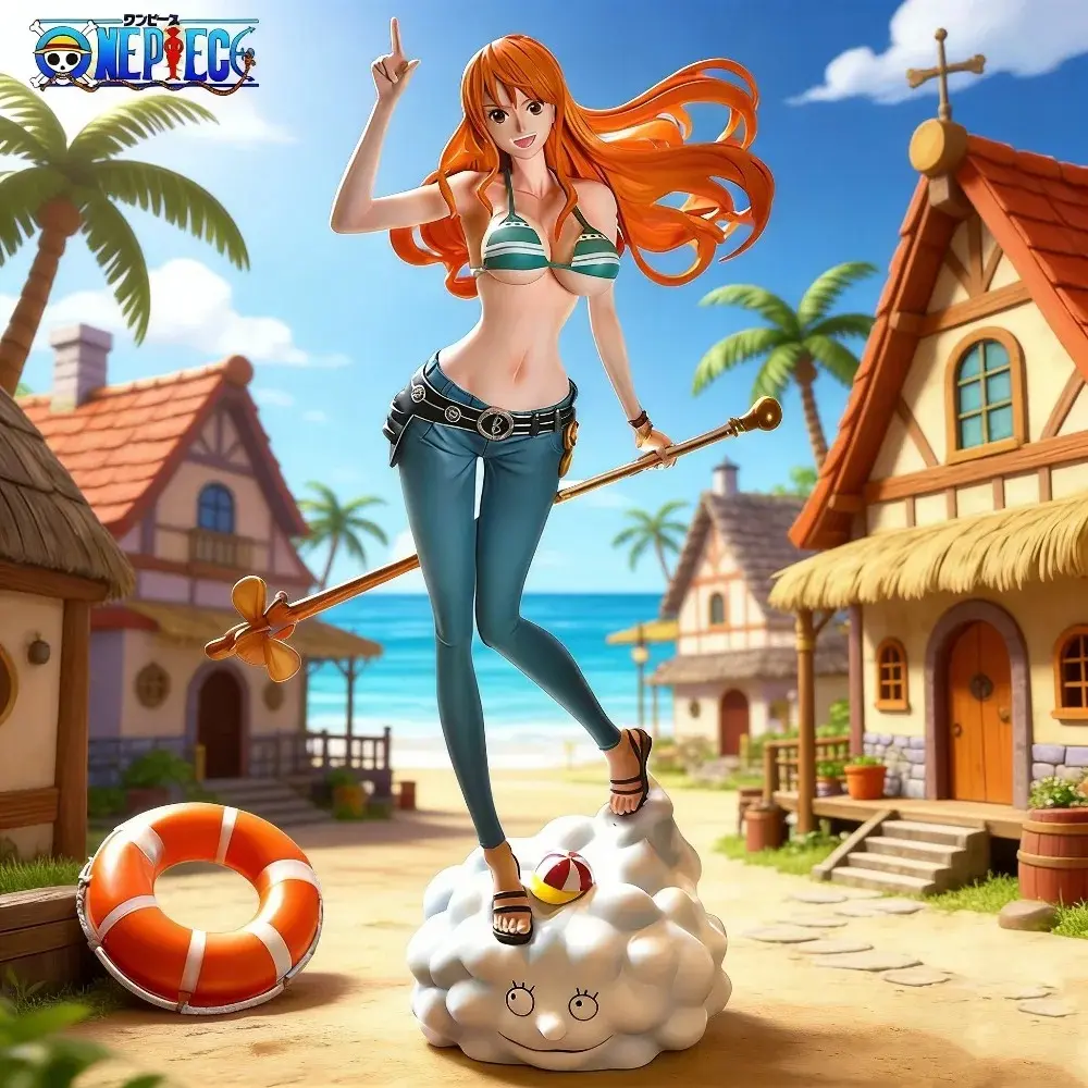 22cm/8.66inch Nami Anime Figure PVC Statue Collectible Model Toy Gift