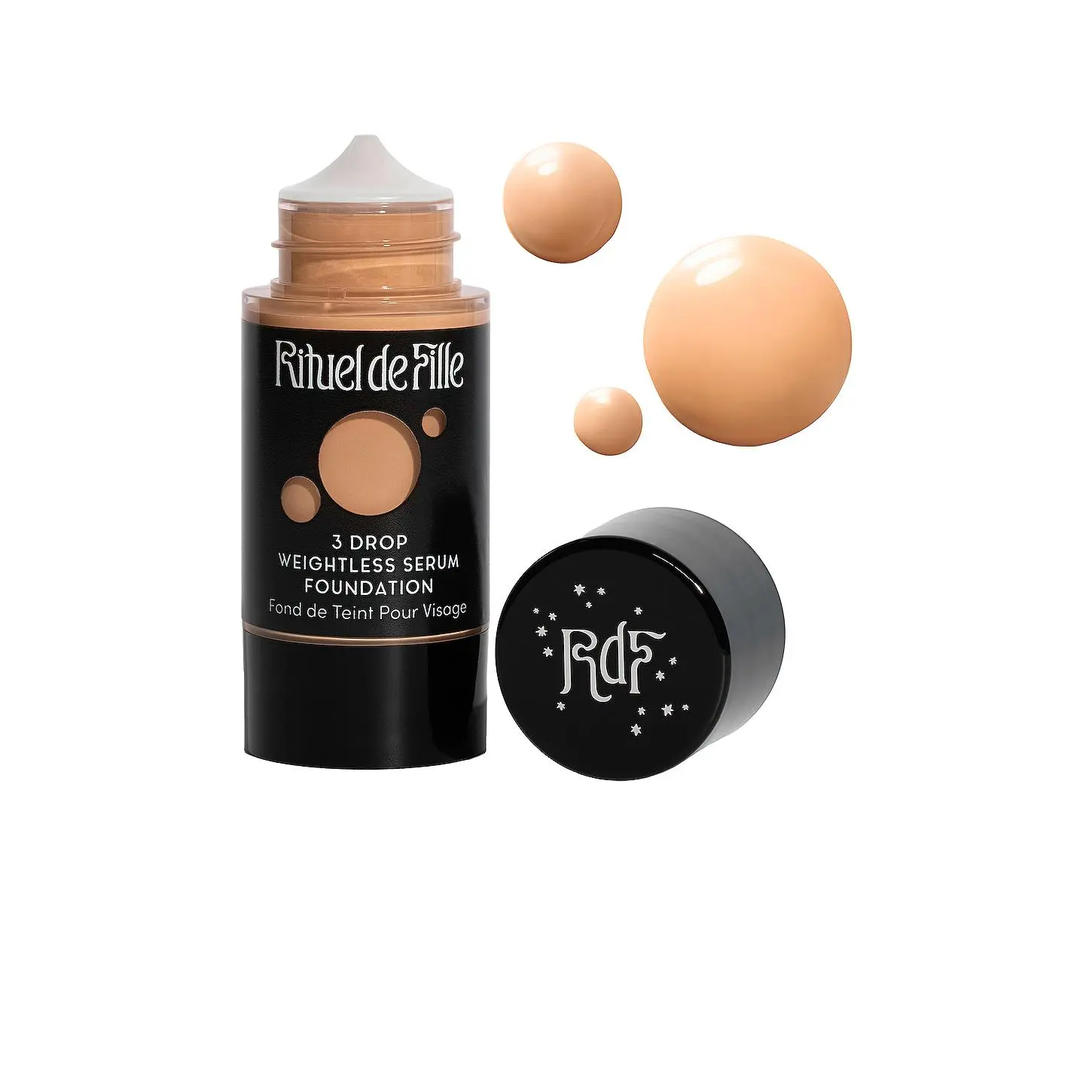 Rituel de Fille 3 Drop Weightless Serum Foundation in Potion #140