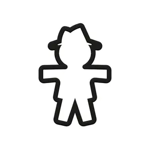 Scarecrow Cookie Cutter - Halloween Cupcake Topper - Cute Scarecrow Cookie Cutters - Spooky Scarecrow Cookie - Straw Man with Hat Cutters