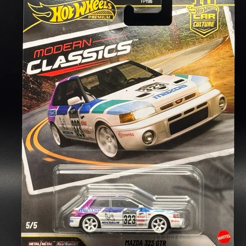 Hot Wheels Premium Car Culture Modern Classics Mazda 323 GTR 1:64 Scale