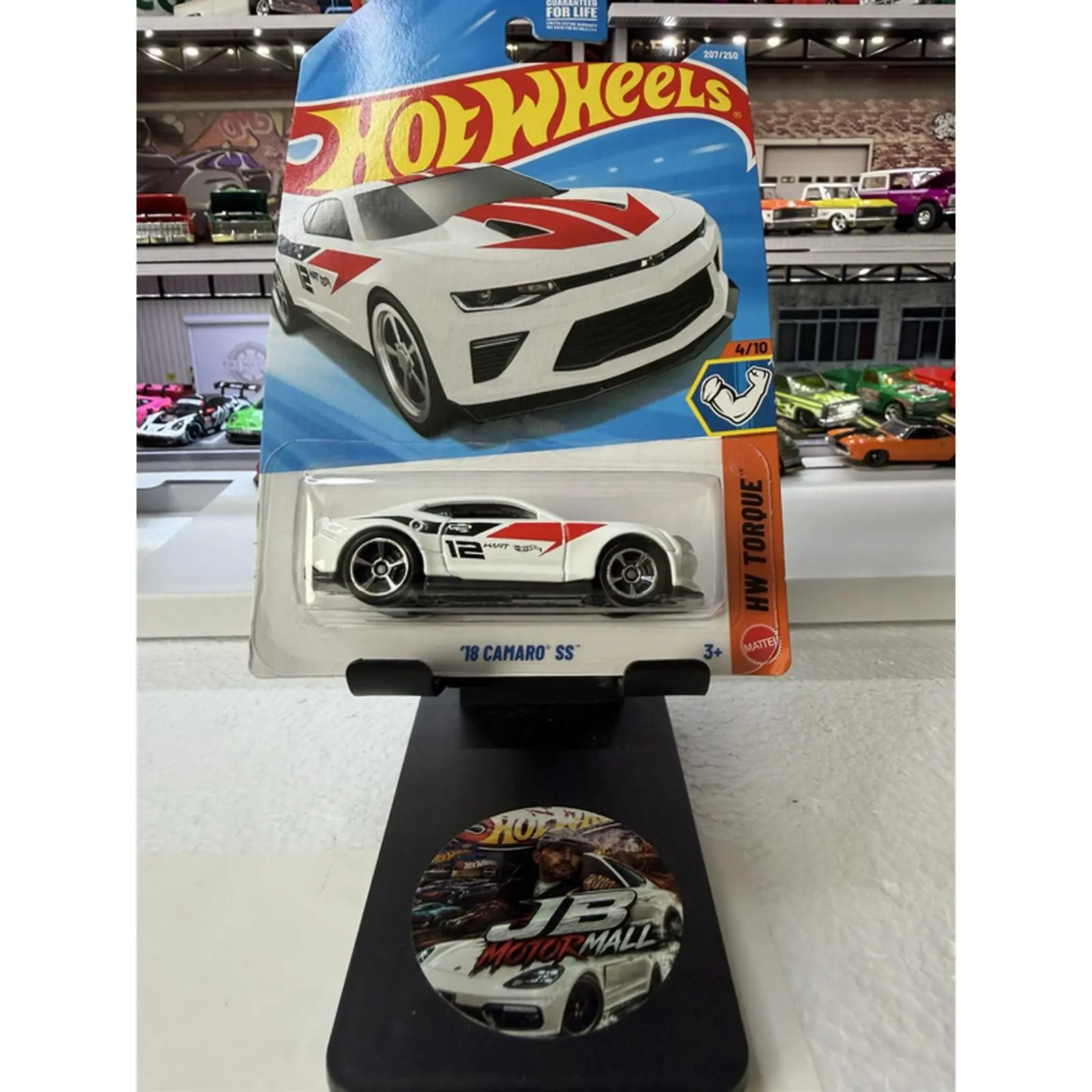 Hot Wheels 18 Camaro SS My Torque 4/10 Collectible Die-Cast Car Model for Kids Ages 3+