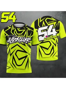 2026 Motorcycle GP Rookie Fermin Aldeguer # 54 Motorcycle Riding Top Breathable Quick Drying Men's Women's Short Sleeved T-Shirt
