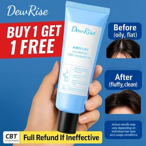 【Buy 1 Get 1 Free】DewRise No-Rinse Dry Shampoo – Oil Control, Fluffy Volume, 72H Sebum Absorption, Scalp Soothing, Travel-Friendly Waterless Hair Cleanser for Oily & Flat Hair