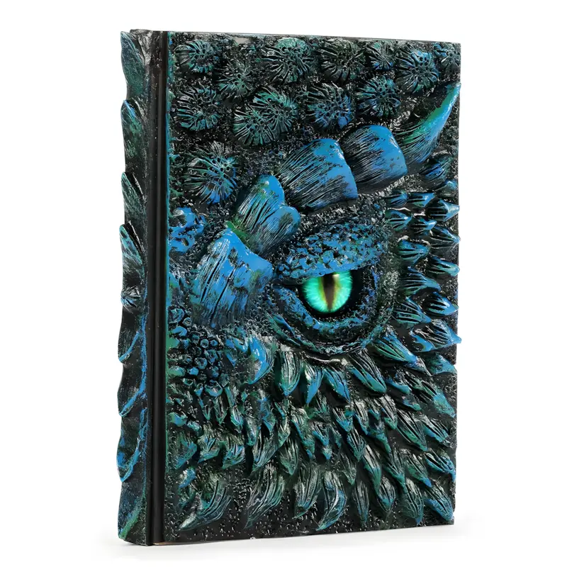 3D Dragon Eye Journal - BookTok Favorite Gothic Leather Notebook, Dark Academia Office Stationery, Unique Gift for Fantasy Fans & Writers, Ideal for Journaling & Reflection