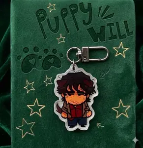 Puppy Will Graham Keychain