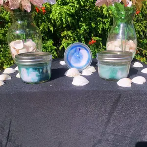 6oz Marble scented candle