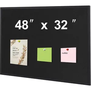 Cork Boards Bulletin Board 48'' X 32'' Corkboard for Walls Decorative  Pin Board