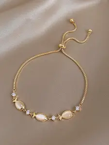 New fashion bracelet trend Opal small fish bracelet simple personality handbracelet