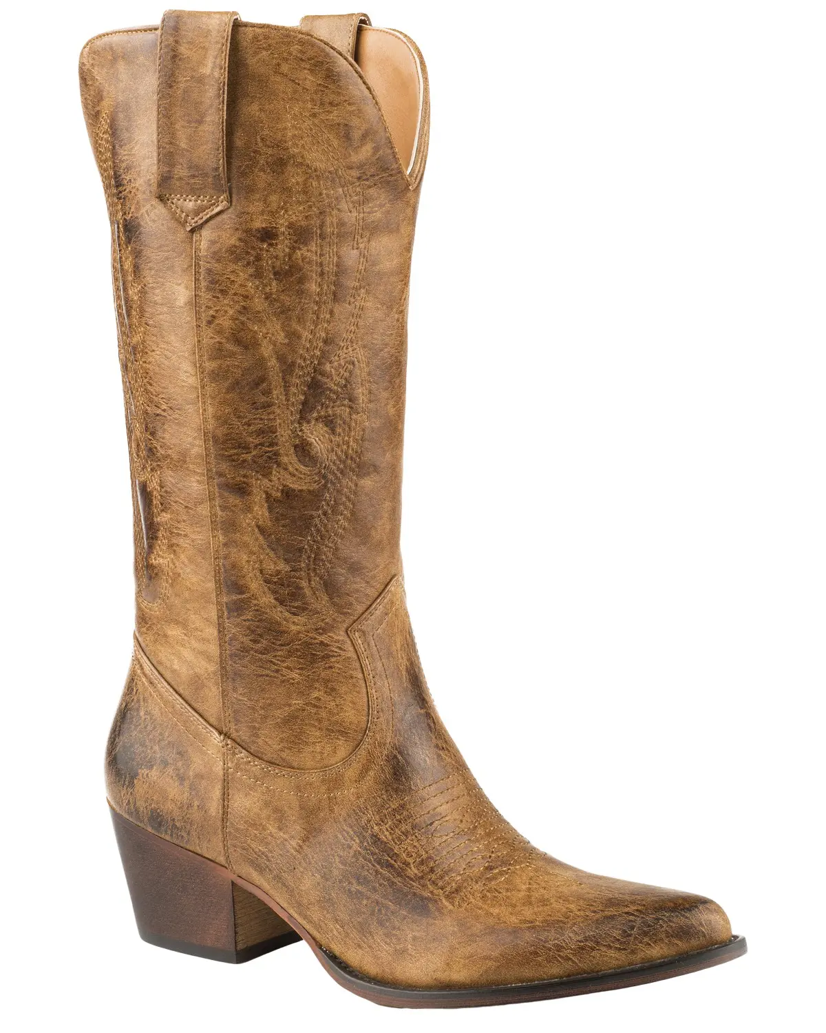 Women's Women'S Nettie Western Boot Round Toe - 09-021-1556-1070 Ta