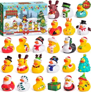 Christmas Blind Box,24PCS yellow duck bath toy set,  24PCSJesus birth toy set,24PCSdifferent types of pull back car toys. Christmas giftsParty Gift Set for Friends, Party Favors for Christmas, Party Supplies, Christmas Advent Calendar