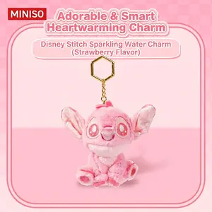 Disney Stitch Strawberry Soda Pendant – Pink Stitch Edition, Cute Bag Charm, Adorable Collectible Keychain, Perfect Gift for Stitch & Disney Fans!