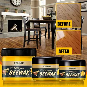 Eelhoe Furniture Brightening Natural Beeswax Polishing Beeswax Waterproof and Hard-Wearing Wooden Floor Maintenance Care Beeswax