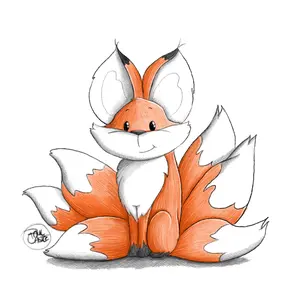 Kind Kitsune - Art Print