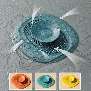 5pcs Kitchen & Bathroom Sink Plug Set, Shower Filter Drain Cover, Sink Strainer, Floor Drain Hair Catcher, Lint Collector, Bath Tub Plug