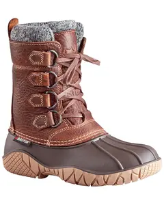 Baffin Women's Yellowknife Cuff Insulated Boot Round Toe - Cana-W003-Brown